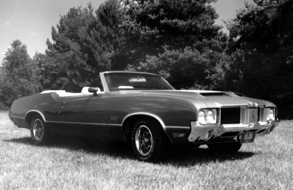 Muscle car cabriolet