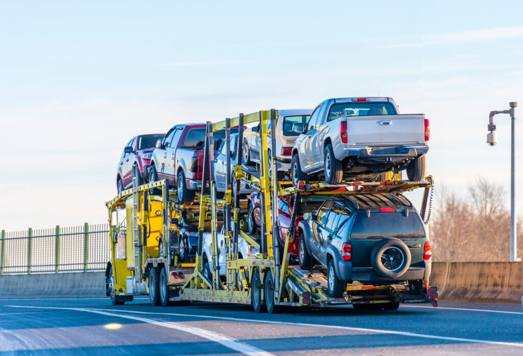 Transport de voitures américaines