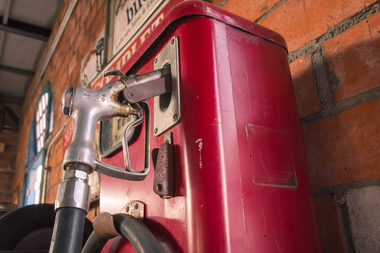 Ancienne pompe à essence