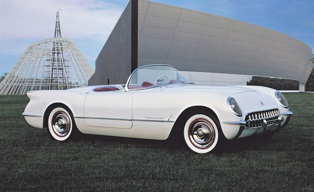 Chevrolet Corvette C1 blanche