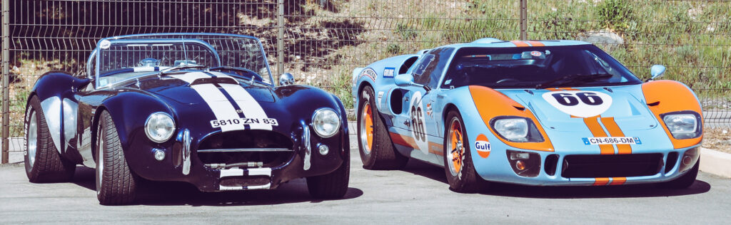 AC Cobra et GT40