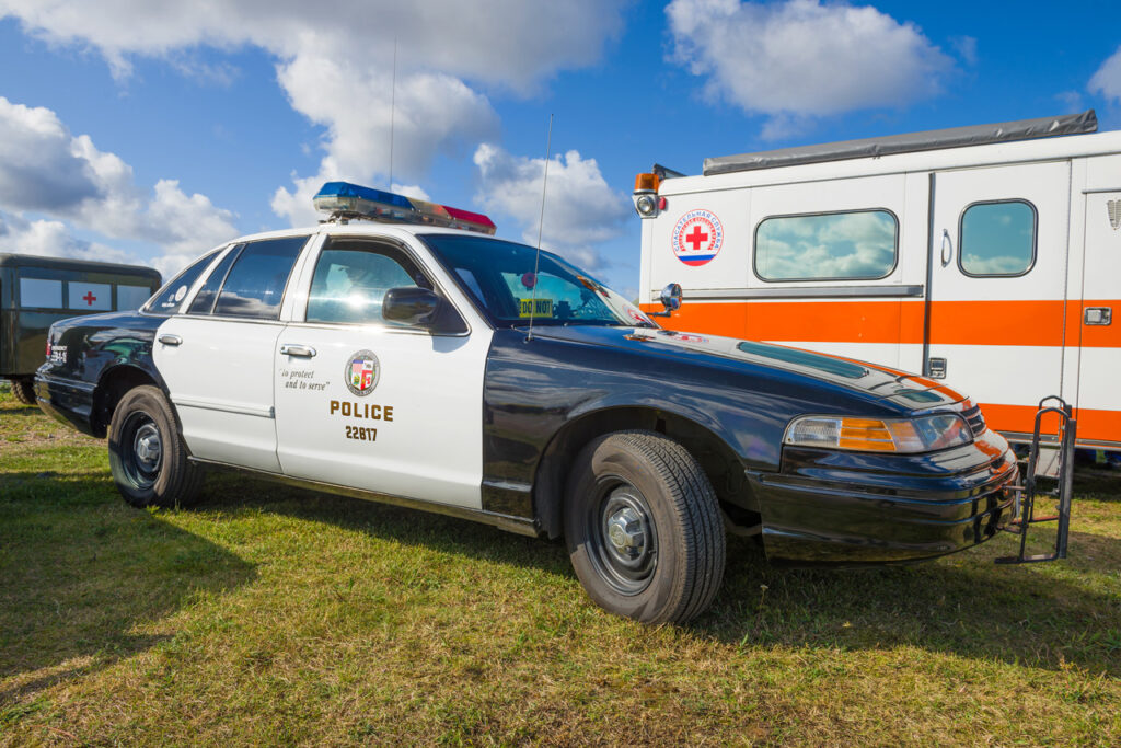 Auto della polizia americana