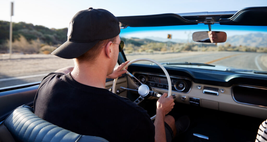 Conduire une Ford Mustang Cabriolet