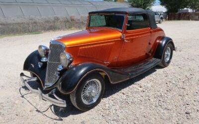 Ford DELUXE CABRIOLET 1934