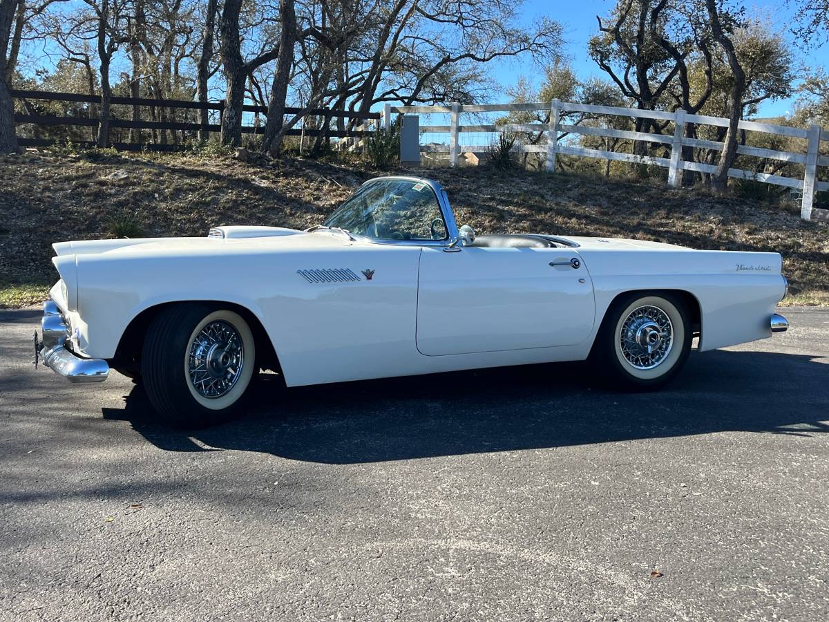 Ford-Thunderbird-1955-white-1