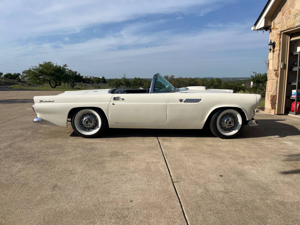 Ford Thunderbird  1955 white