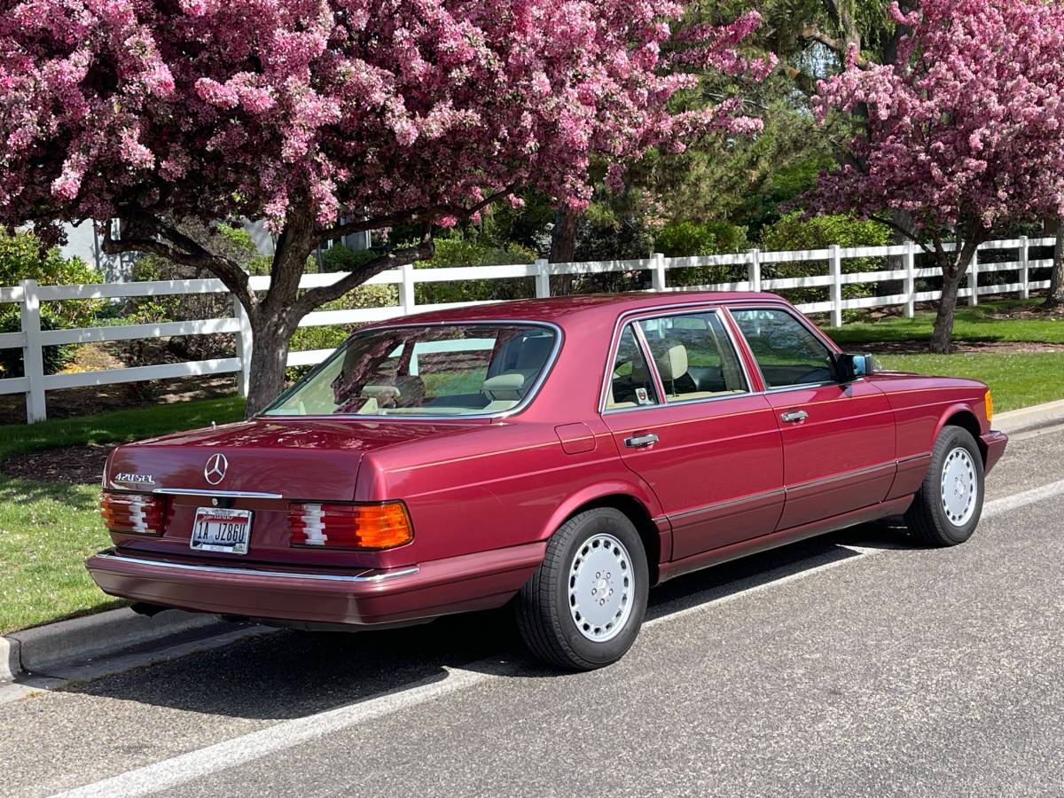 Mercedes-benz-benz-420-420sel-1990-red-146128-1