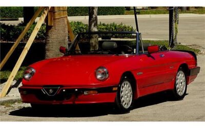 Alfa Romeo Spider 1987 CONVERTIBLE