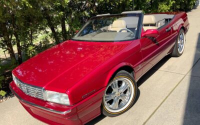 Cadillac Allante  1993 red