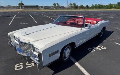 Cadillac Eldorado convertible  1976 white