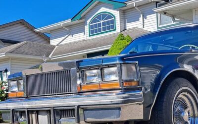 Cadillac Seville  1977 blue