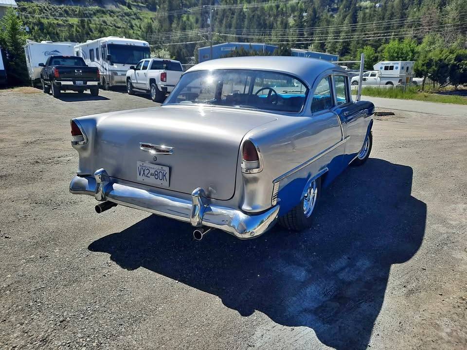 Chevrolet 210 coupe  1955 blue