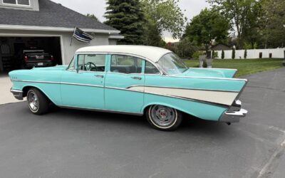 Chevrolet Bel air  1957 blue
