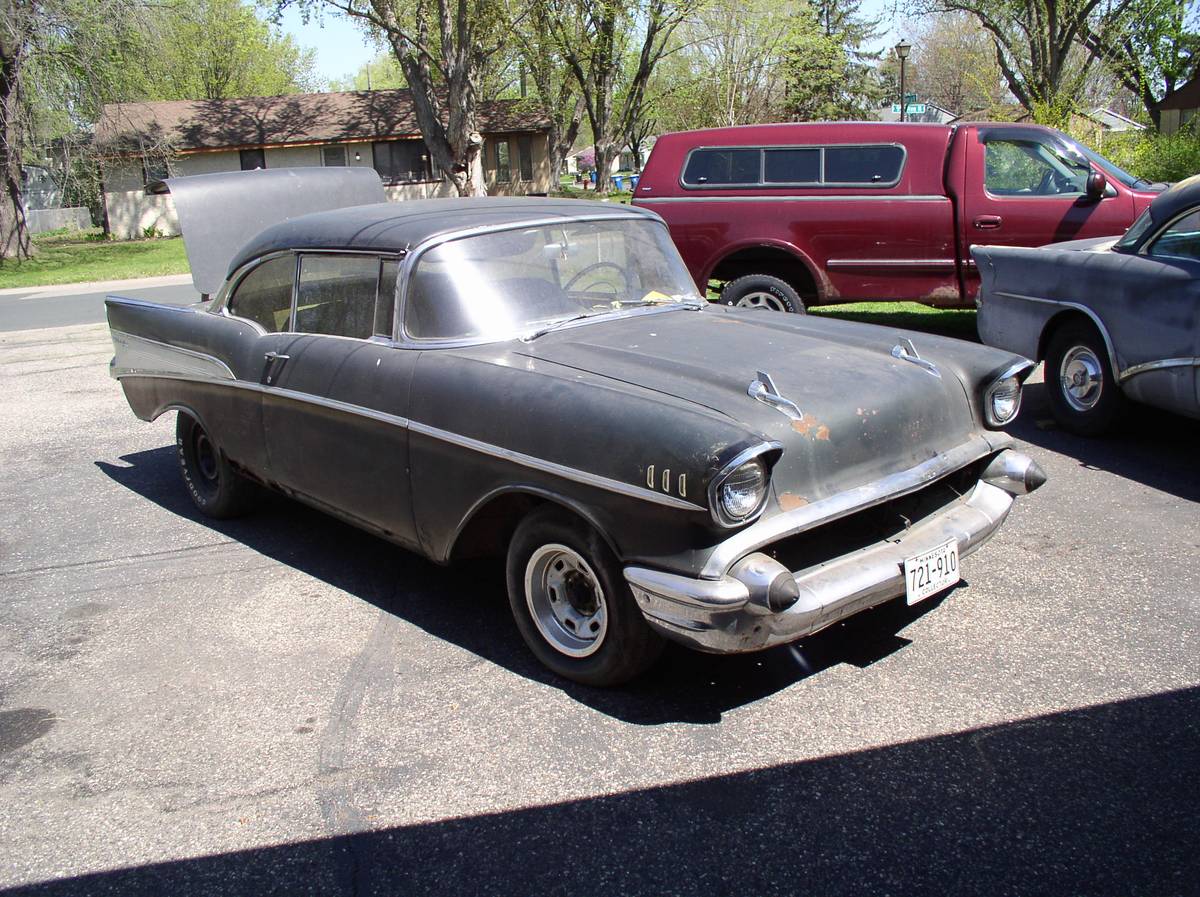 Chevrolet Bel air  1957 green