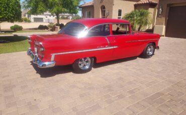 Chevrolet-Bell-air-1955-red