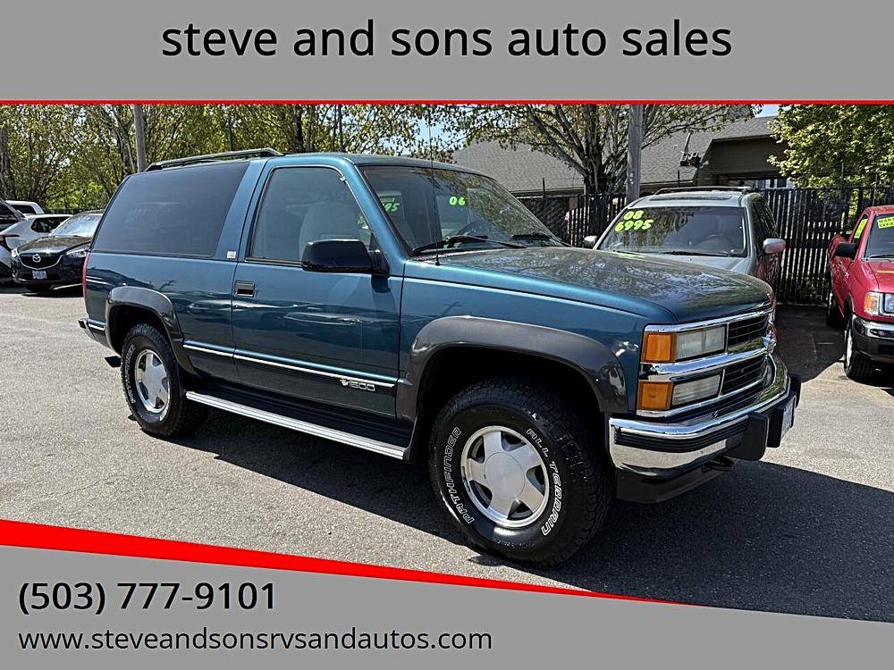 Chevrolet Blazer  1994 blue