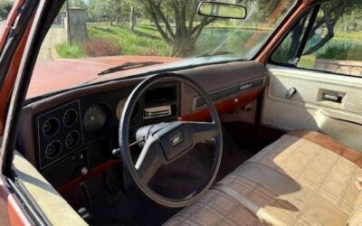 Chevrolet C-10 custom deluxe stepside  1978 red
