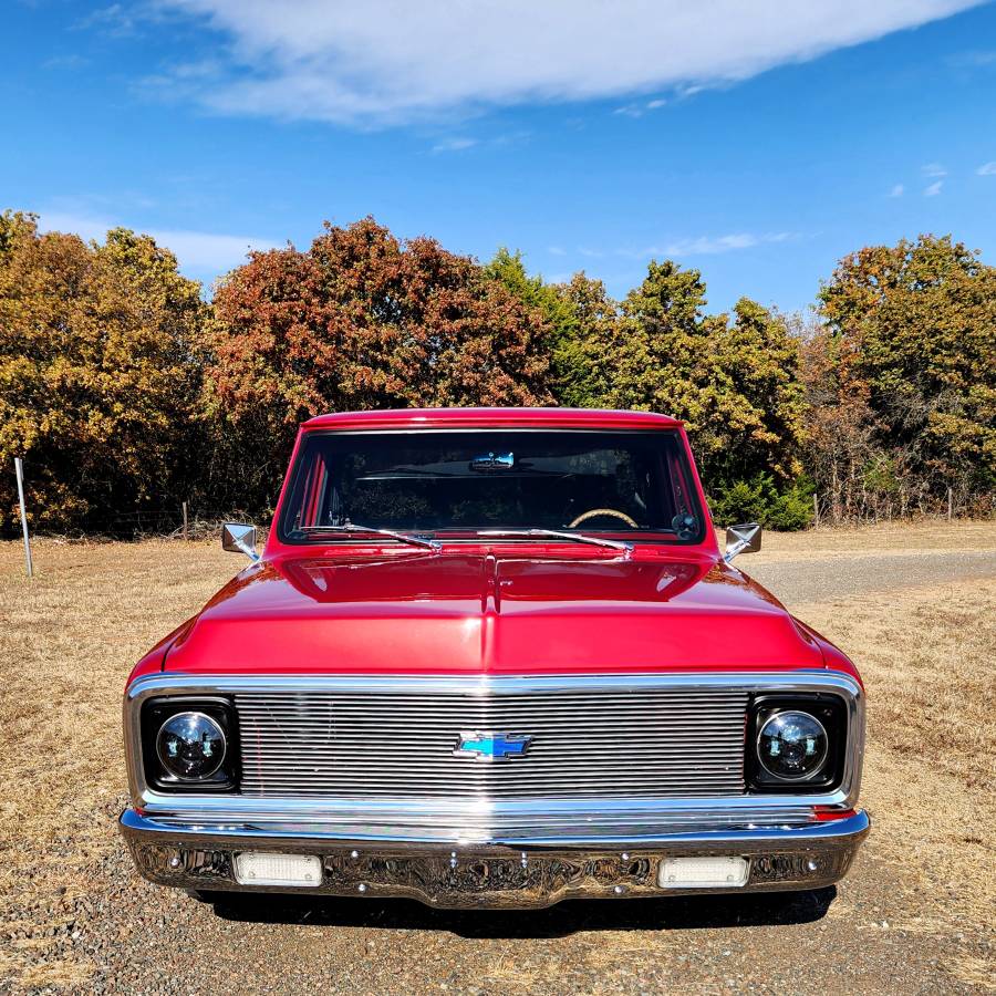 Chevrolet-C10-1971-red-1
