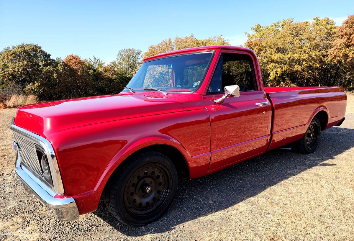 Chevrolet-C10-1971-red