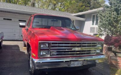 Chevrolet C10 pickup  1987 red