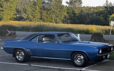 Chevrolet Camaro  1969 blue