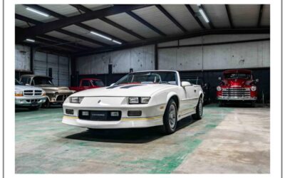 Chevrolet Camaro iroc convertibl  1988 white