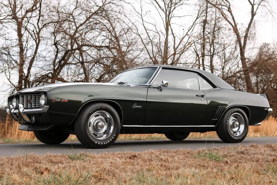 Chevrolet-Camaro-z28-1969-green-2