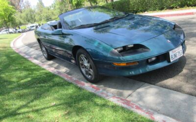 Chevrolet Camaro z28 convertible  1995 blue