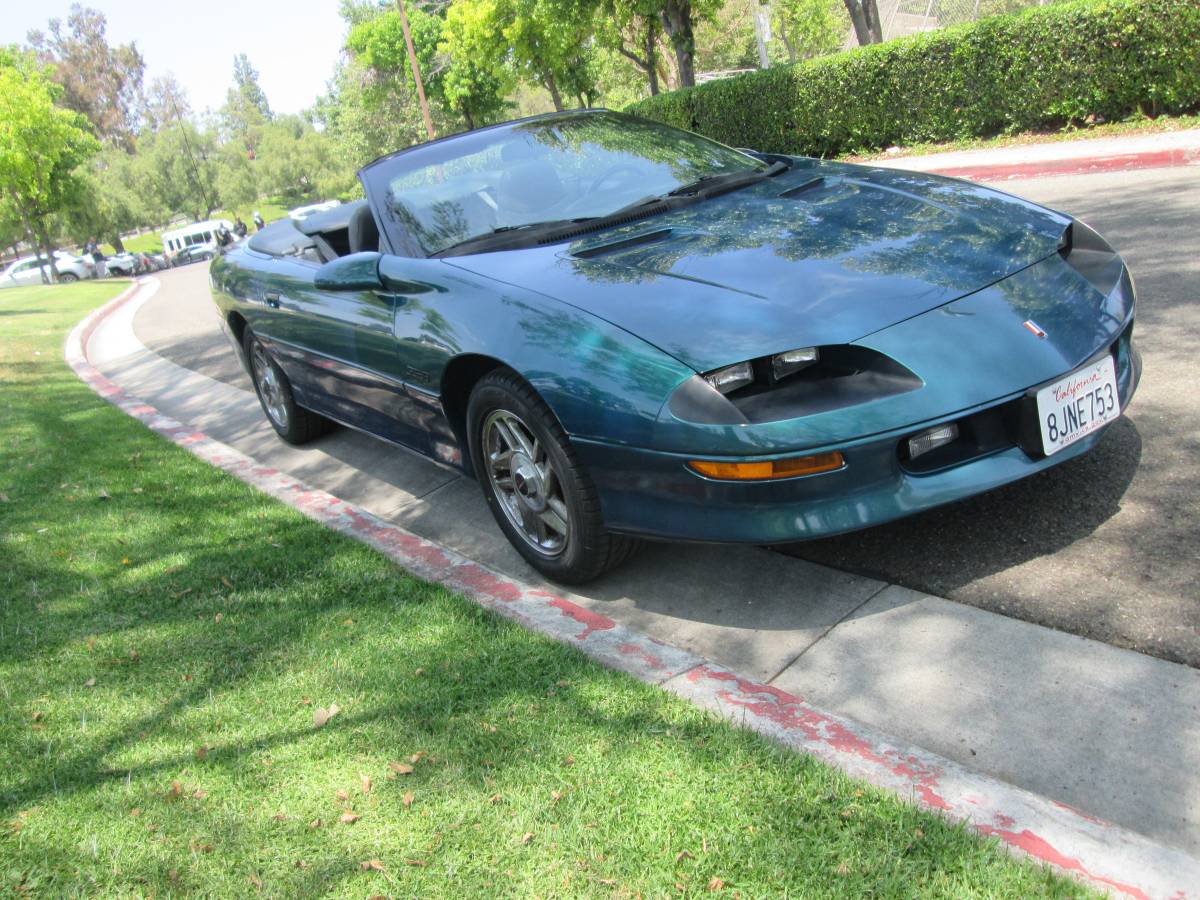 Chevrolet Camaro z28 convertible  1995 blue