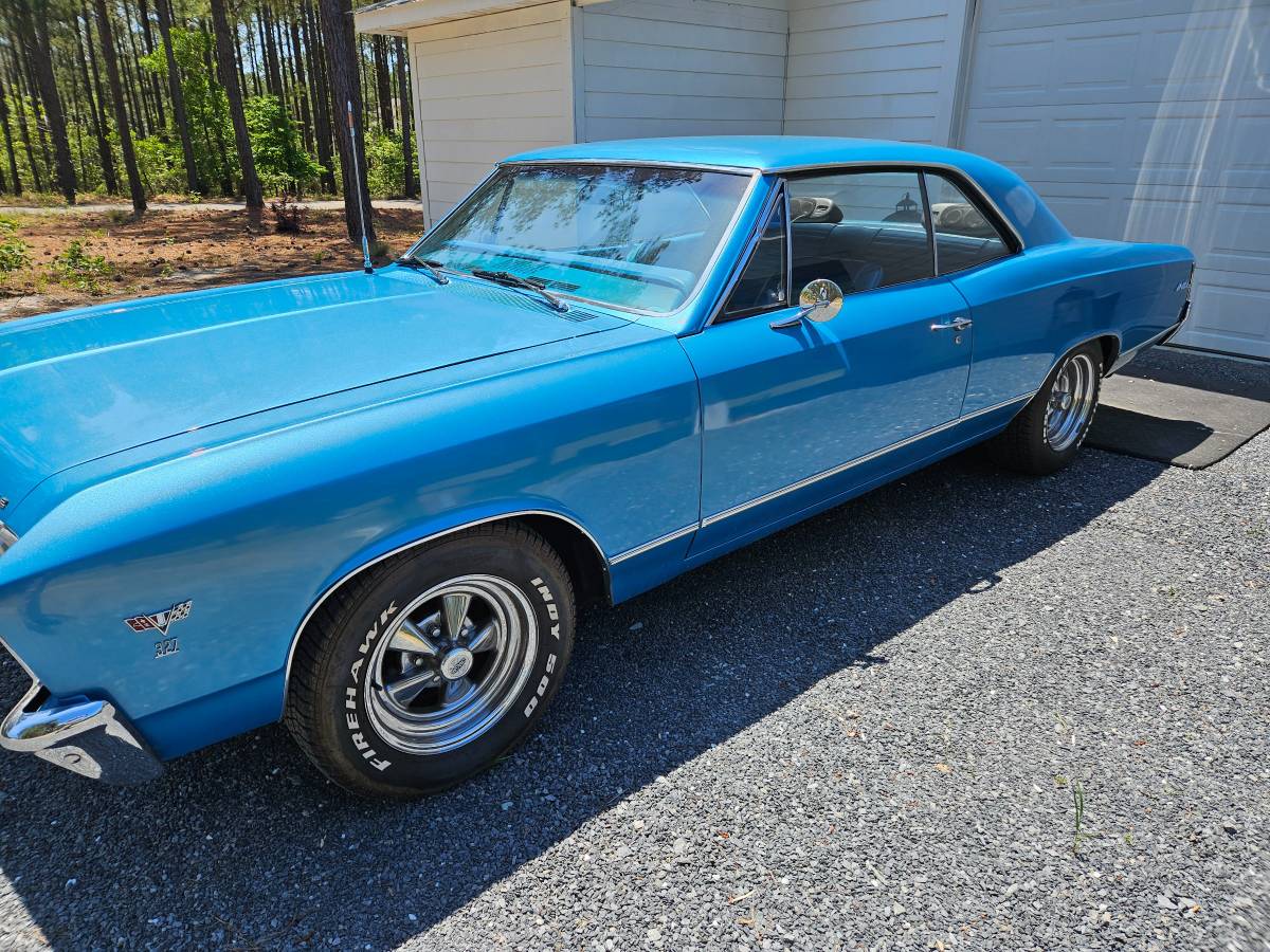 Chevrolet Chevelle malibu  1967 blue