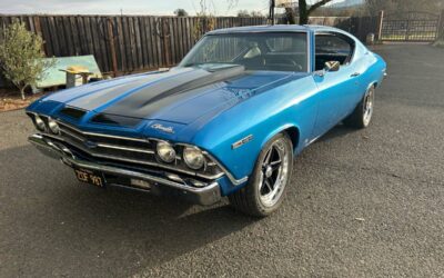 Chevrolet Chevelle malibu  1969 blue