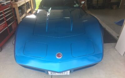 Chevrolet Corvette  1973 blue