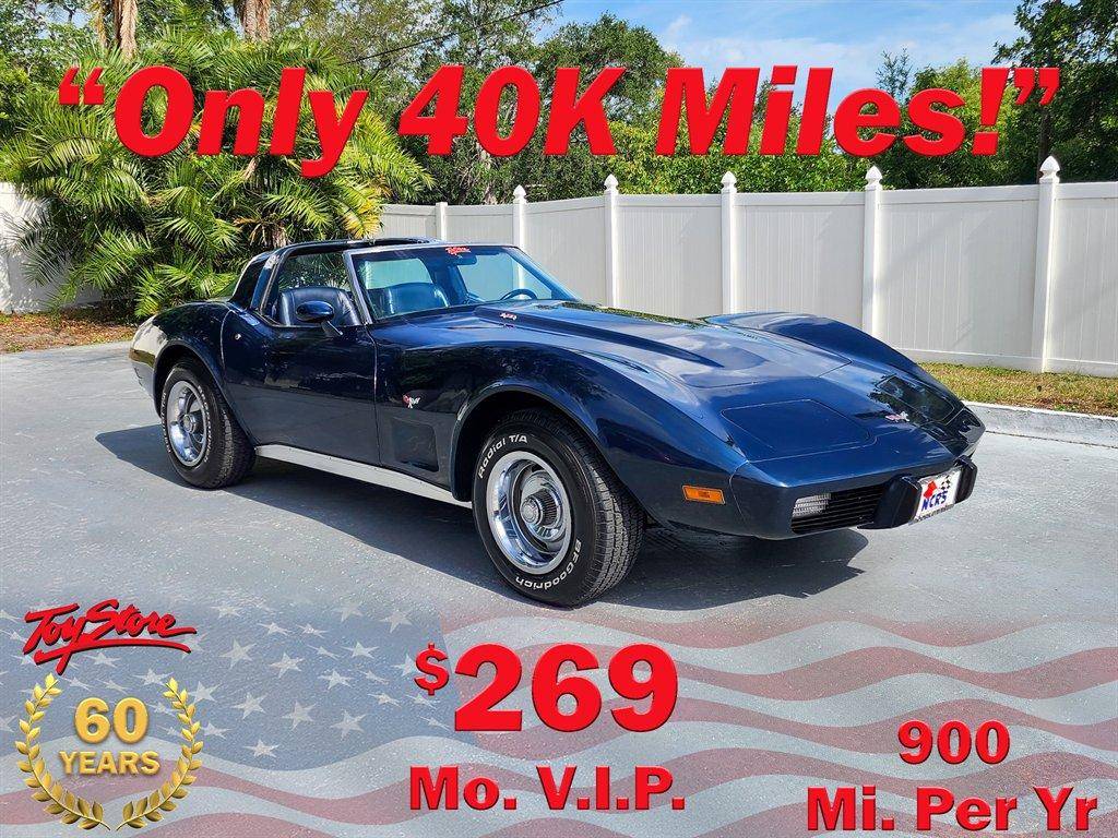 Chevrolet Corvette  1979 blue