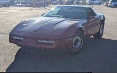 Chevrolet Corvette  1984 red