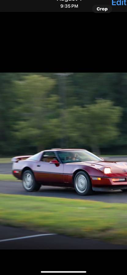 Chevrolet-Corvette-1988-red-1