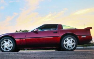 Chevrolet Corvette  1988 red