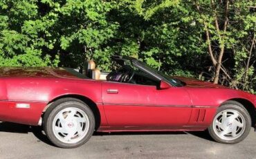 Chevrolet-Corvette-1989-red