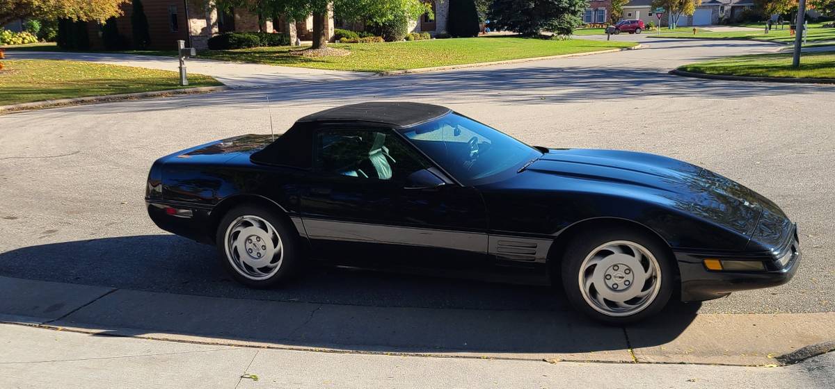 Chevrolet Corvette  1991 black