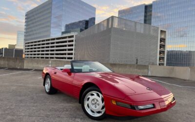 Chevrolet Corvette  1992 red