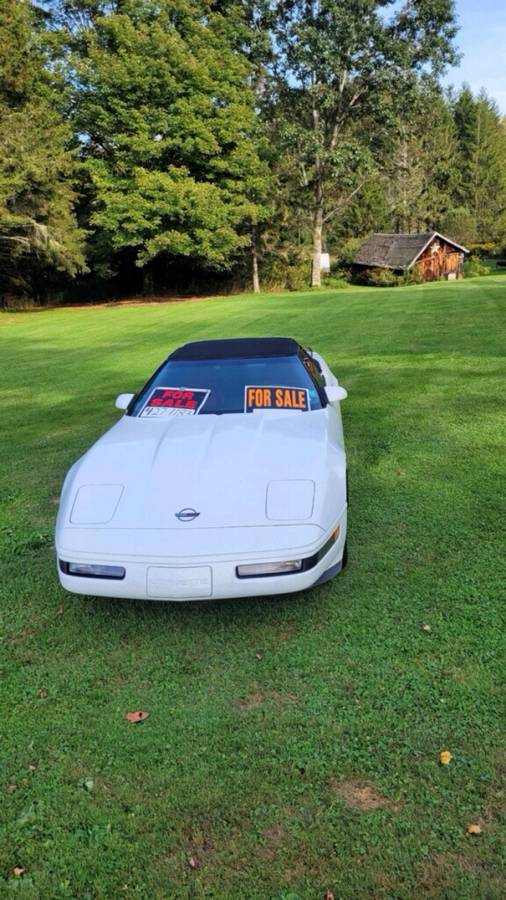Chevrolet-Corvette-1992-white