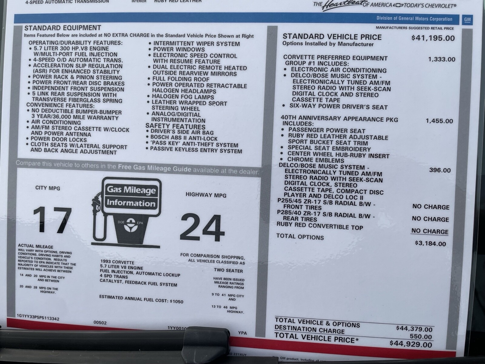 Chevrolet-Corvette-1993-Convertible-30