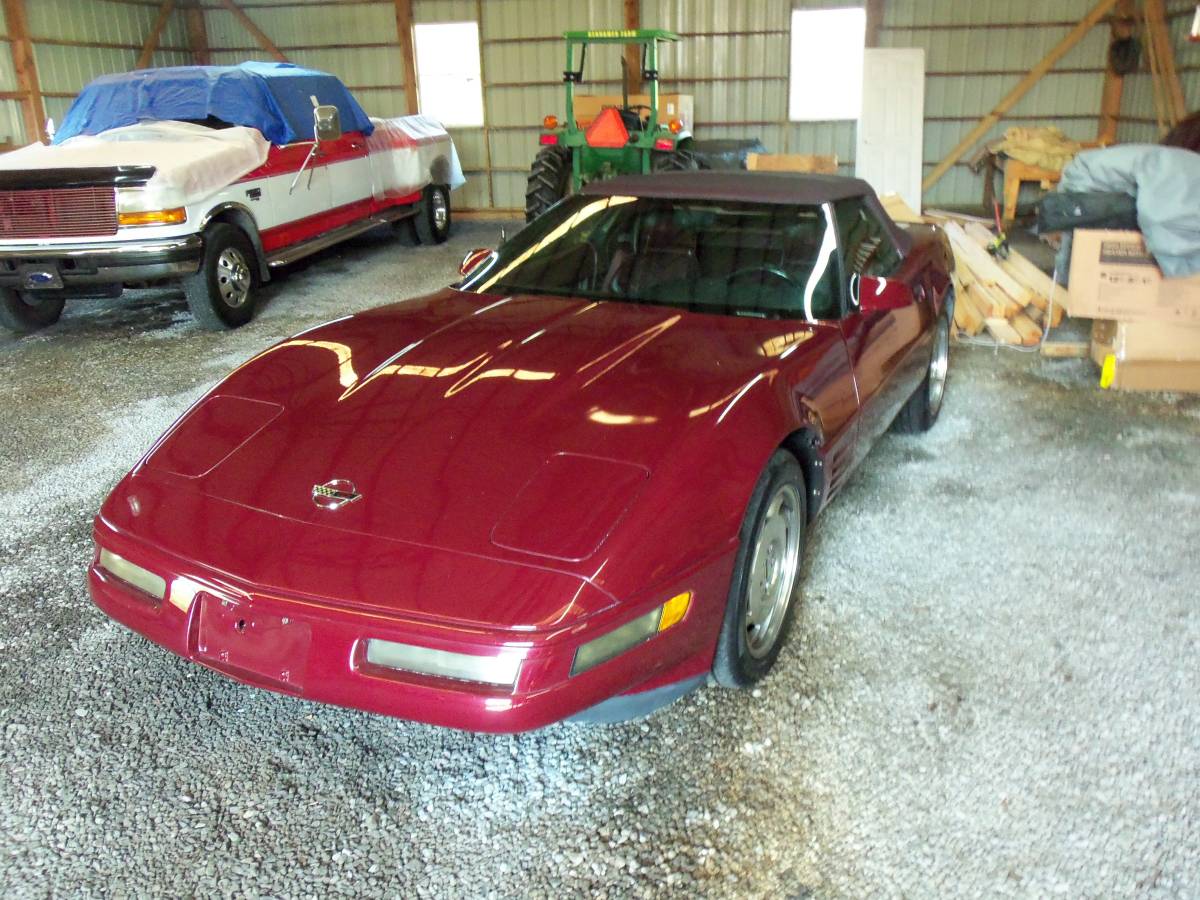 Chevrolet Corvette  1993 red