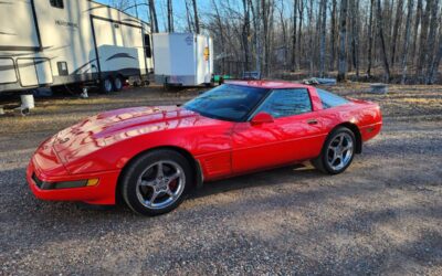 Chevrolet Corvette  1995 red