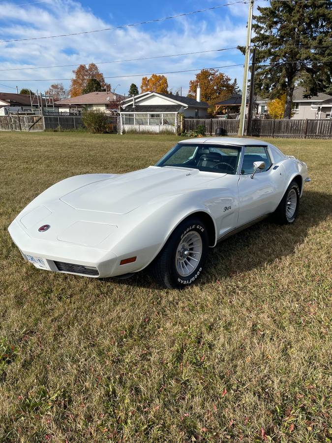 Chevrolet-Corvette-454-stingray-ls4-4-speed-manual-1973-white