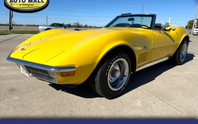 Chevrolet Corvette Stingray Convertible 1971 American Muscle Car