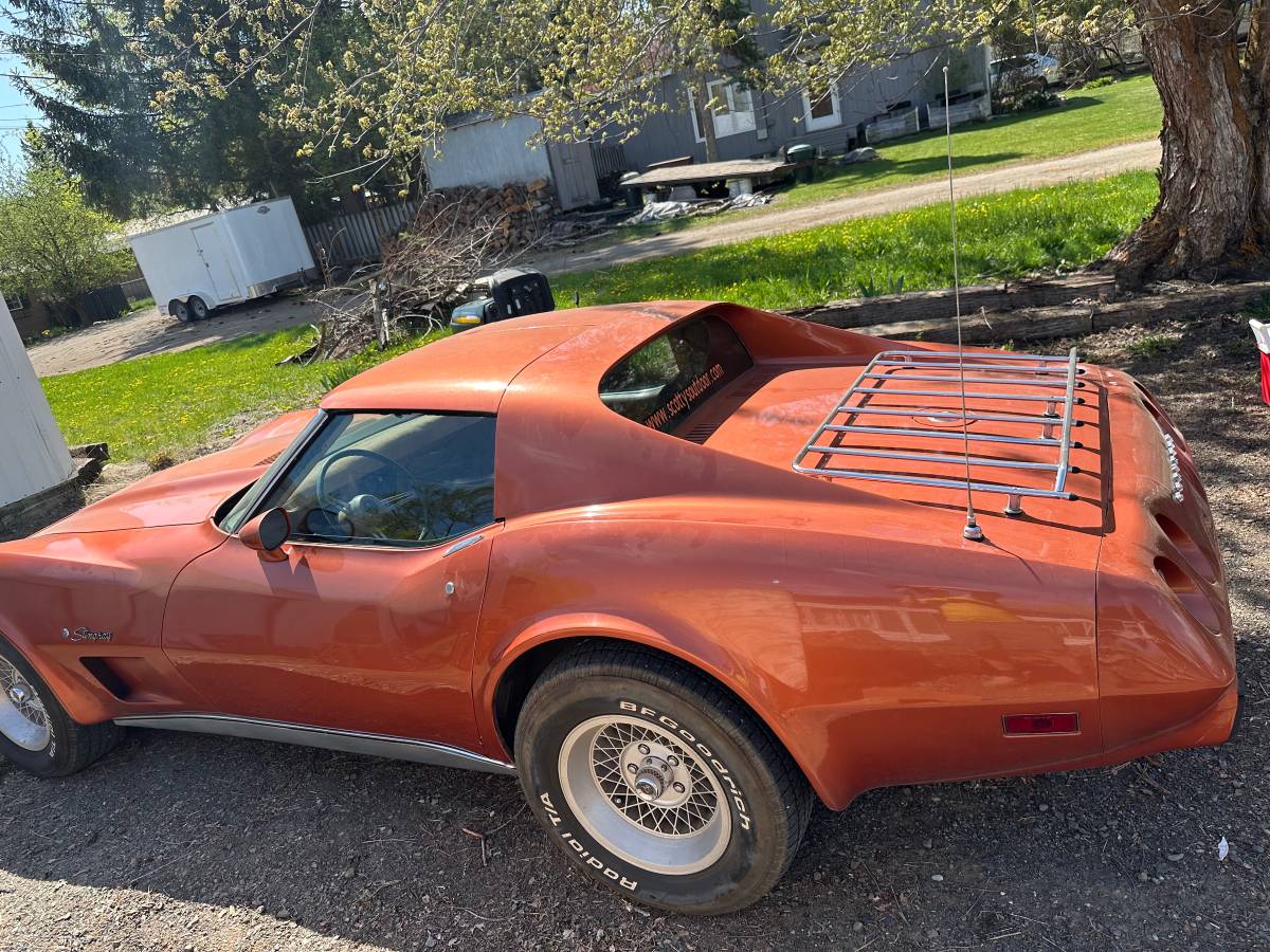 Chevrolet Corvette stingray  1975 orange