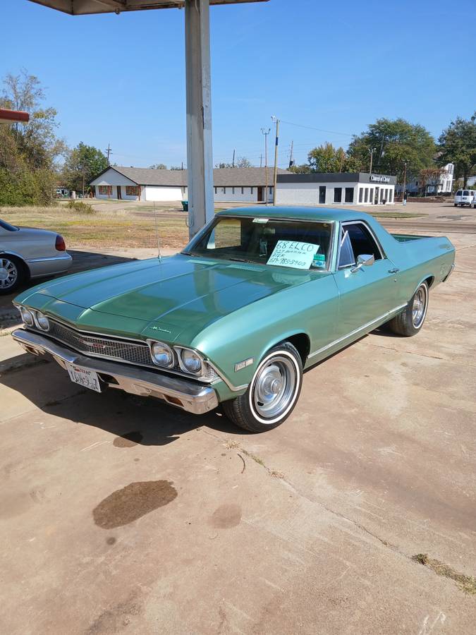 Chevrolet-El-camino-1968-green