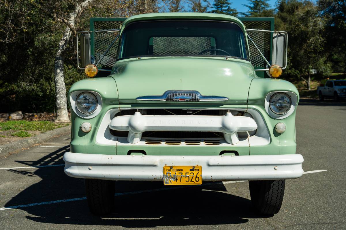 Chevrolet-Flatbed-1957-green-4