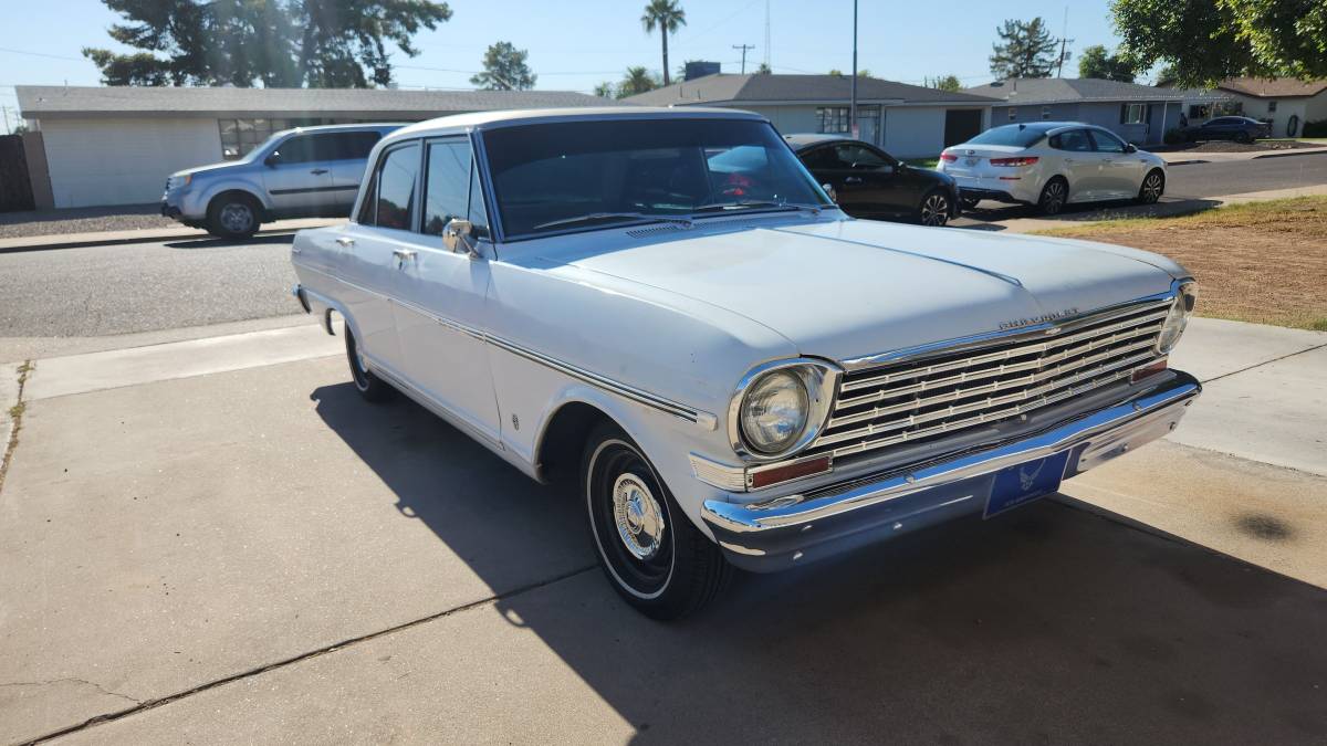Chevrolet Ii nova  1963 white