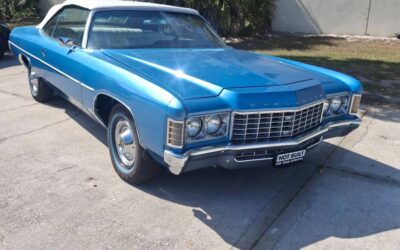 Chevrolet Impala convertible  1971 blue